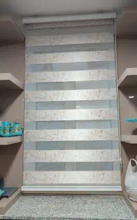 پرده تک و دو‌مکانیزم زبرا / تنوع مدل/سفید و رنگی