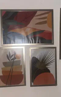 تابلو دکوراتیو مدرن پنج تیکه