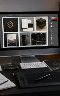 طراحی گرافیک حرفه‌ای و خلق هویت بصری