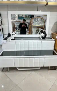 آینه کنسول سه بعدی ( چوبکده وفا )