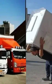 کارگر و کامیون اسباب کشی وجابجایی ادارات و باشگاه