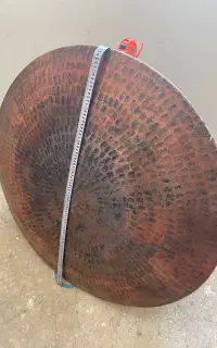 دیگ مسی و تشت ۴۰ کیلویی هییتی