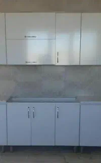 کابینت طرح کاج و سفید