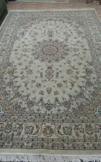 فرش ۶متری گل برجسته شاه عباسی نگین مشهد
