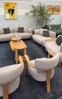 مبل دسته T/چوب راش گرجستان