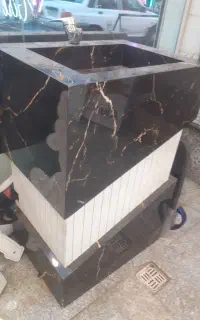 روشویی سنگ چراغ دار