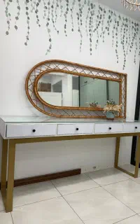 میز میکاپ یا ناخن دو نفره