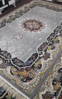 فرش پانصد شانه دو تخته 6 متری