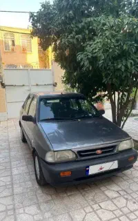 پراید مدل 1387 رنگ نوک مدادی