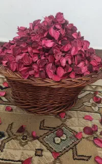 سبد و گل خشک