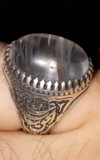 انگشتر نقره در نجف رکاب جوندار
