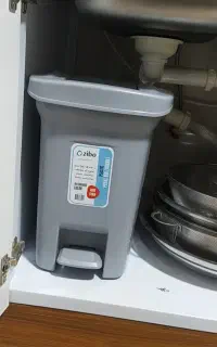 سطل بزرگ پدالی وبادبزنی