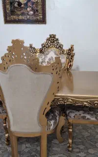 میز نهار خوری ۴ نفره سلطنتی