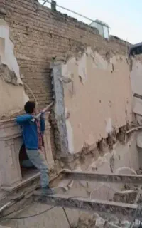 آجرکاری بنایی سفیدکاری تخریب کارساختمان حتی یک متر