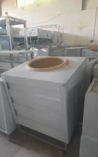 تنورگلی کوره دار  بدنه استیل