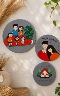 دیوارکوب عاشقانه خانواده