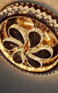 2 عدد لوستر نوی نو و آکبند کنترلدار  سایز بزرگ