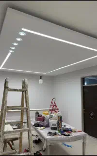 لاین نوری ریسه برق کشی کناف