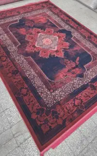 فرش ماه رنگ ماندگار/1200شانه کد1414 رنگ طوسی