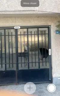 درب پارکینگی سالم  وسنگین بدون چارچوب