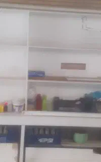 قفسه مغازه سوپری و یخچال ایستاده سه درب