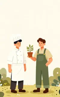 استخدام باغبان و کمک آشپز