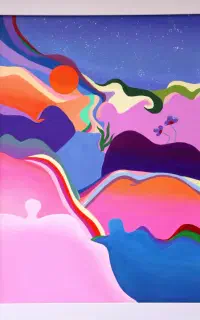 تابلو نقاشی کوبیسم (اکریلیک)