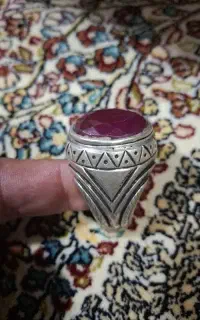 انگشتر یاقوت برمه خیلی کهنه و قدیمی با ارزش