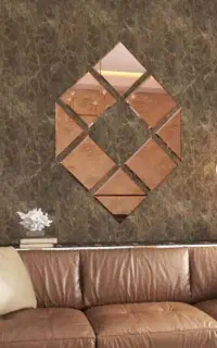 آینه دکوراتیو هفت عددی سایان هوم ابعاد 25*25