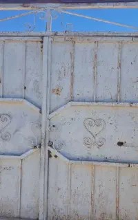 درحیاط ماشین رو