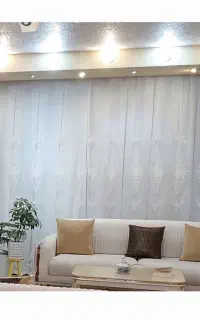 پرده حریر و (پارچه ترک)