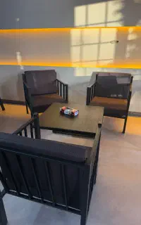 مبل و جلو مبلی فلزی جهت کافه و فضای باز