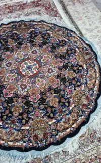 فرش گرد قطر دو متر سالاری