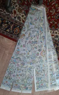یه دستگاه قالی ۶ متری ونقشه و شانه