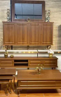 ست آینه کنسول و میز تی وی