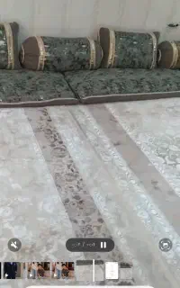 رویی کناره و بالشت کناره سالن