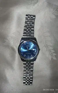 ساعت رولکس صفحه آبی مدل DATE JUST