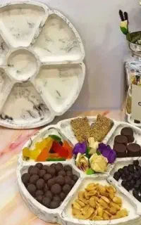 ظروف و دکور پذیرایی دست ساز