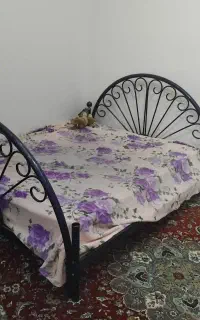 تخت خواب دو نفره  فرفوژه باخوش خواب