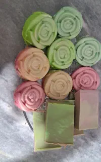 صابون سفیدآب پنبه روی