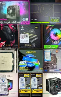 سیپیو مادربرد کولر رم SSD پاور کیس مانیتور کیبورد