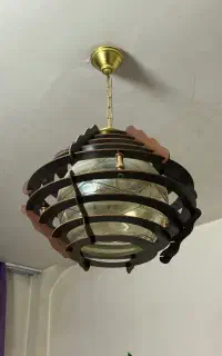 لوستر چوبی خاص