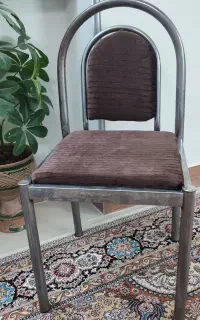 صندلی تک استیل آهنی