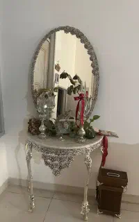 ایینه شمعدان شبه نقره