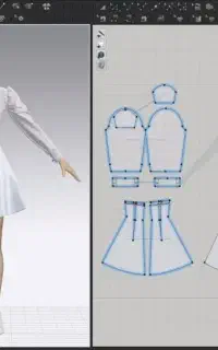 تدریس طراحی لباس با نرم‌افزار