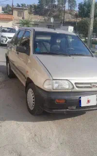 یک دستگاه سواری پراید ۱۳۱ مدل ۸۸ بژ  در حد صفر