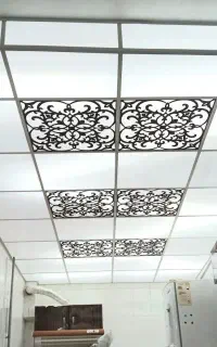طراحی و نصب سقف کاذب کناف پلکسی نورپردازی پی وی سی