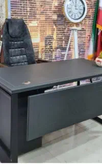 میز صندلی فلز چوب چک صیادی