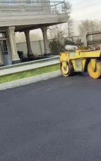 پخش تراشه آسفالت غلطک