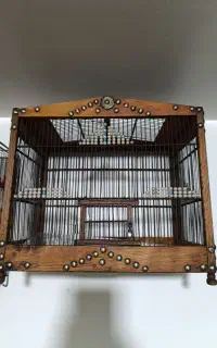 قفس دست ساز چوبی